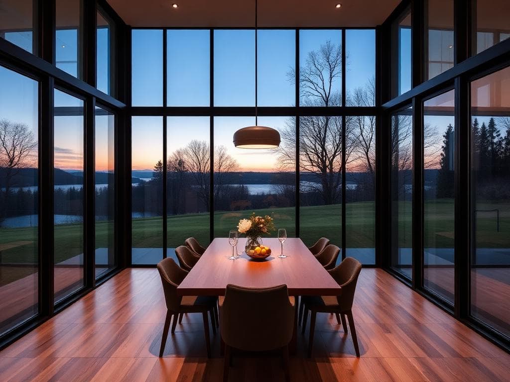 Slim sightlines. Maximum glass.